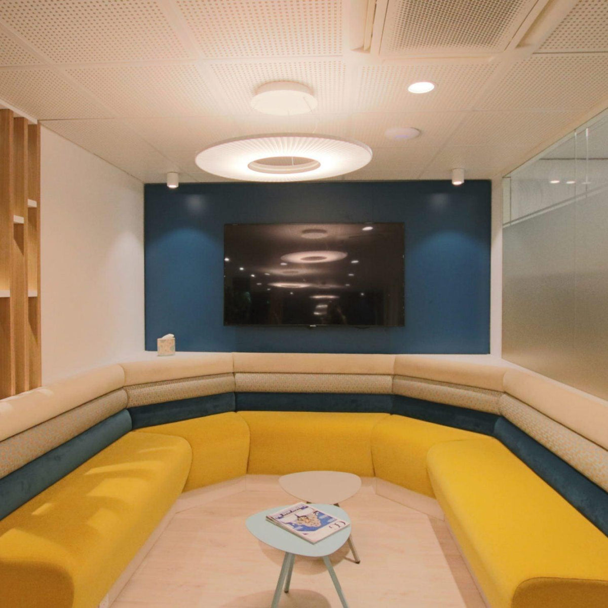 Lumira hanglamp witte stof klassiek