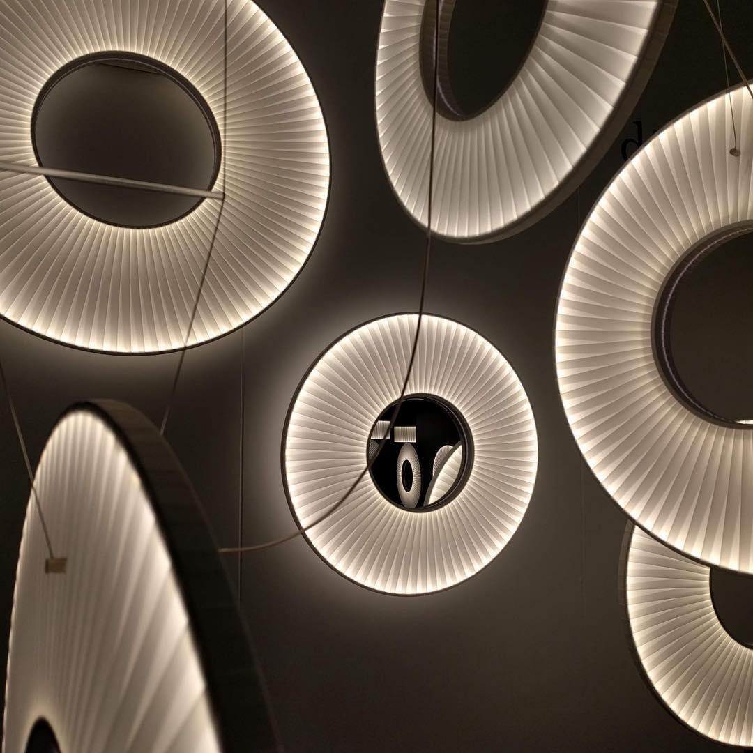 Lumira hanglamp witte stof klassiek