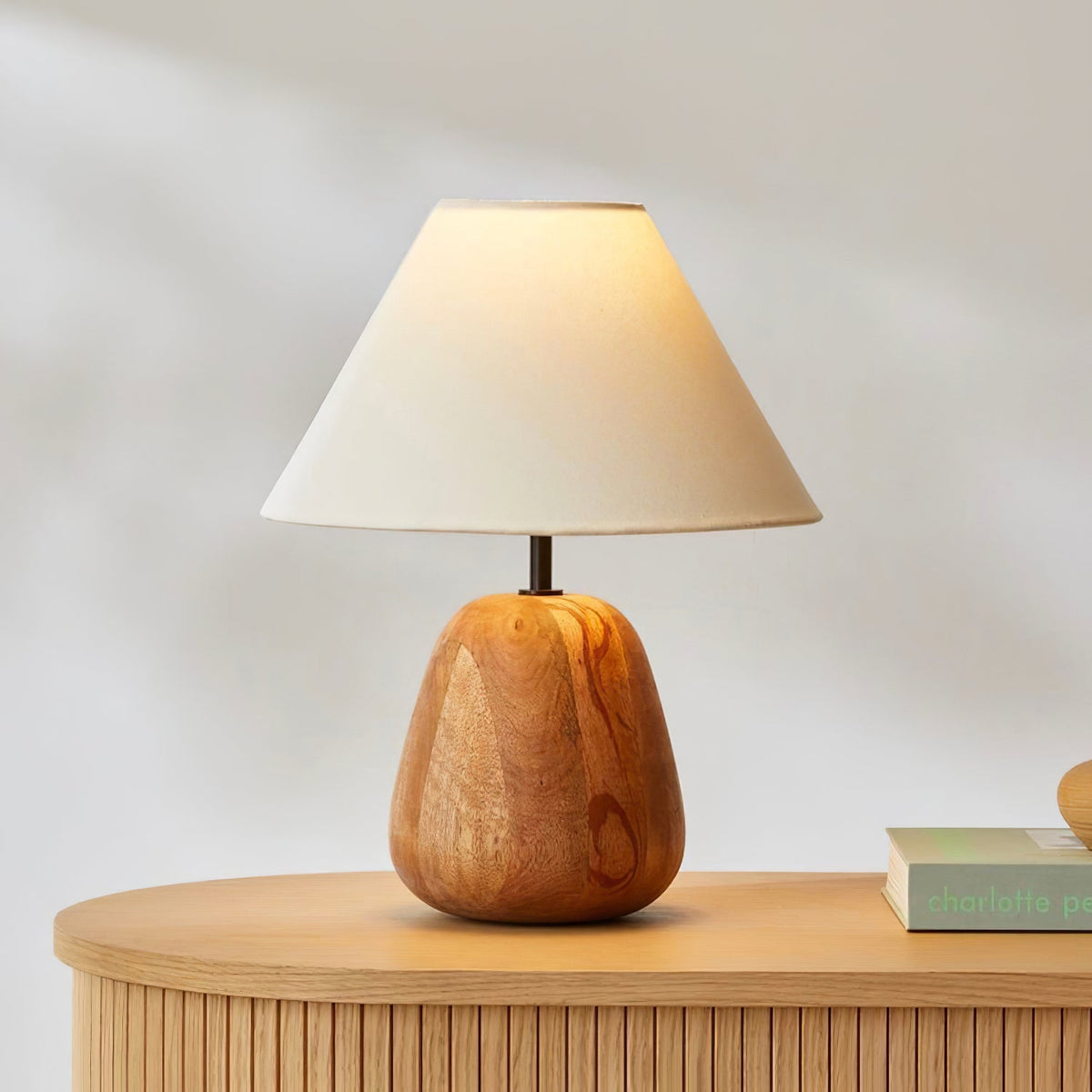 Lindenier houten tafellamp