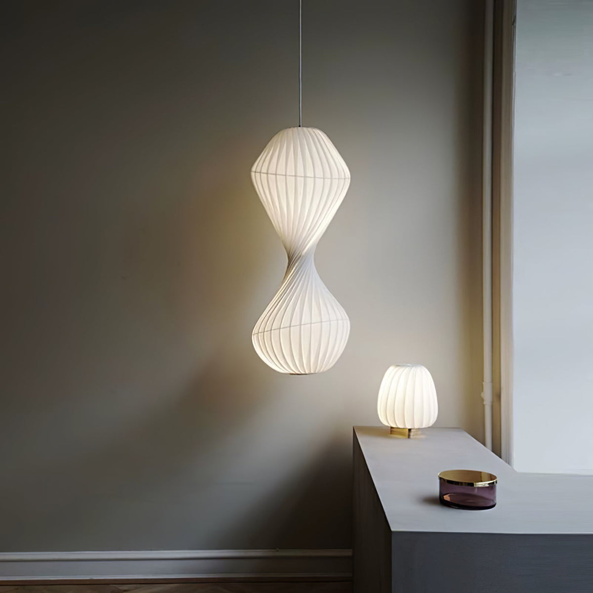 Alcareth Premium Noordse kunst kunststof hanglamp