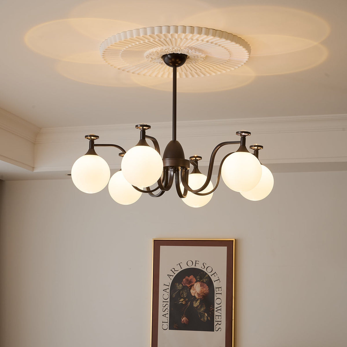 Zotheira elegantie Vintage glas Kroonluchter