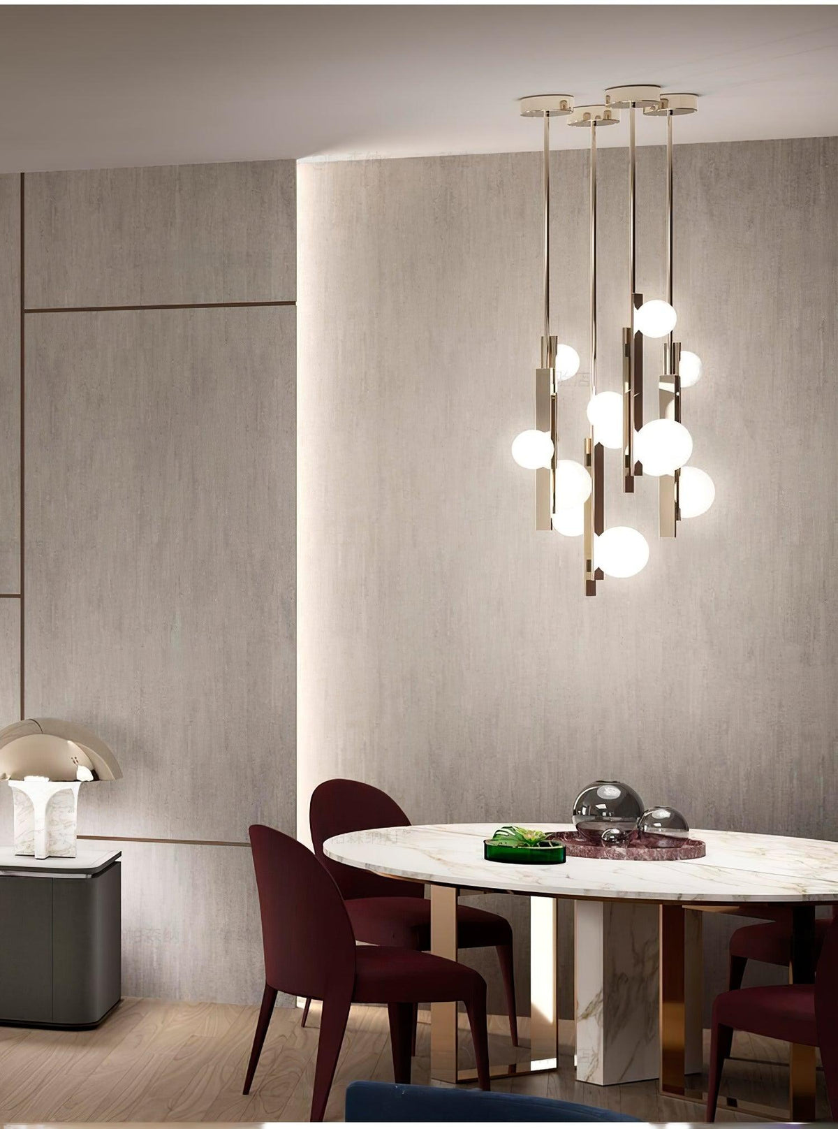 Lioraiella Moderne hanglamp van glas