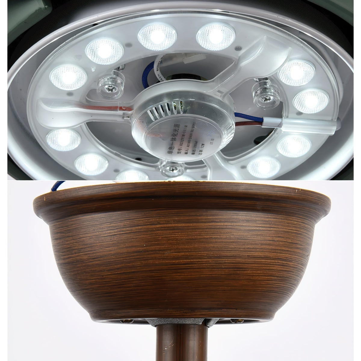 Liororeon plafondventilator met verlichting
