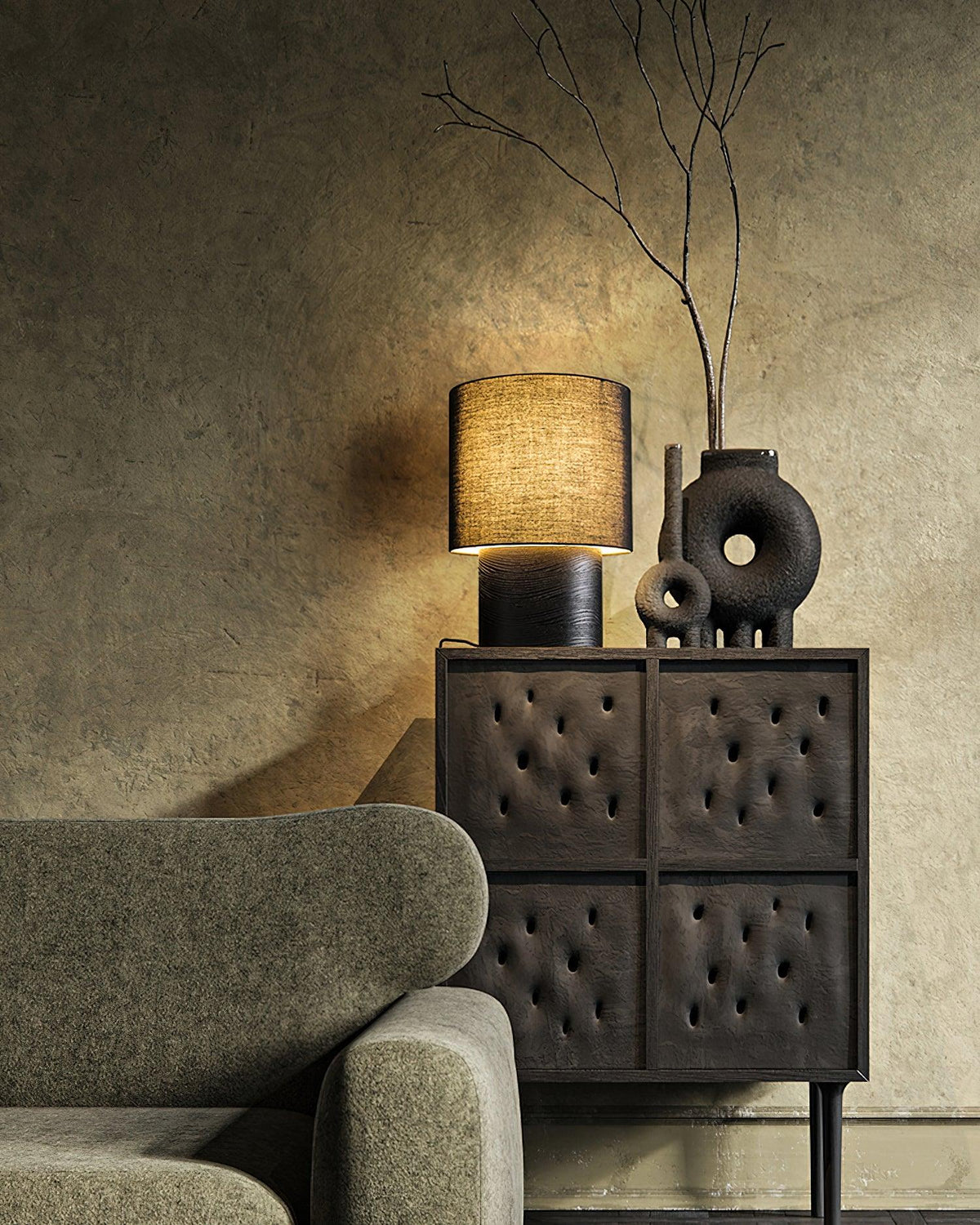Alvira Minialist Houten tafellamp