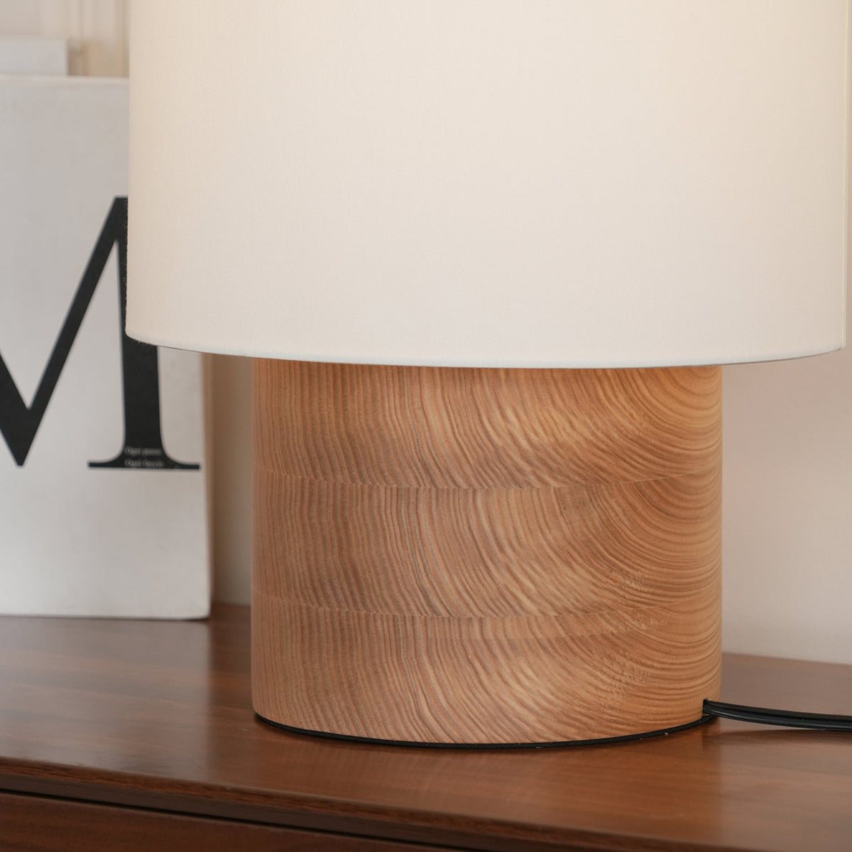 Alvira Minialist Houten tafellamp