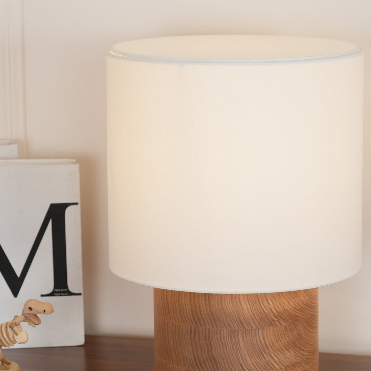 Alvira Minialist Houten tafellamp