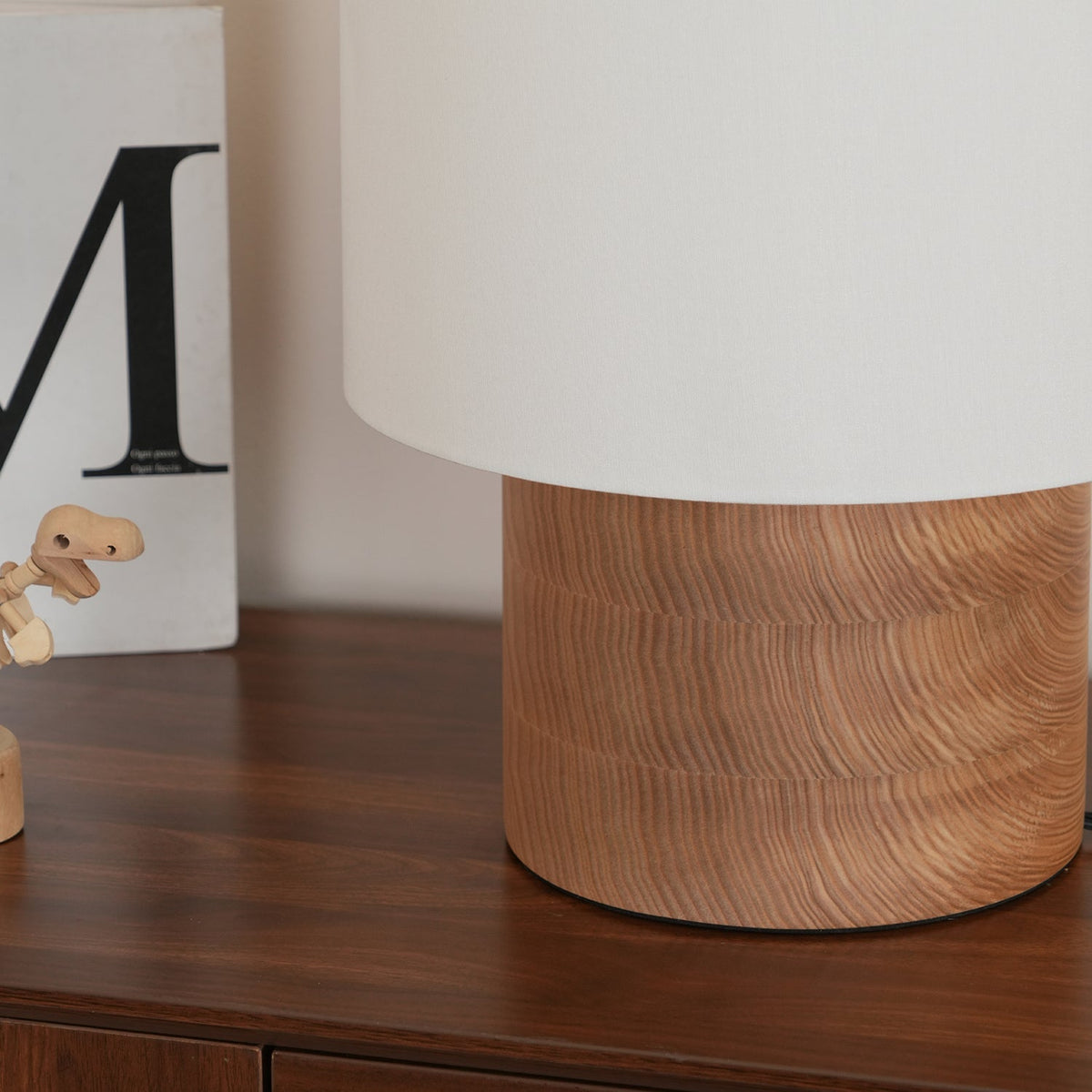 Alvira Minialist Houten tafellamp