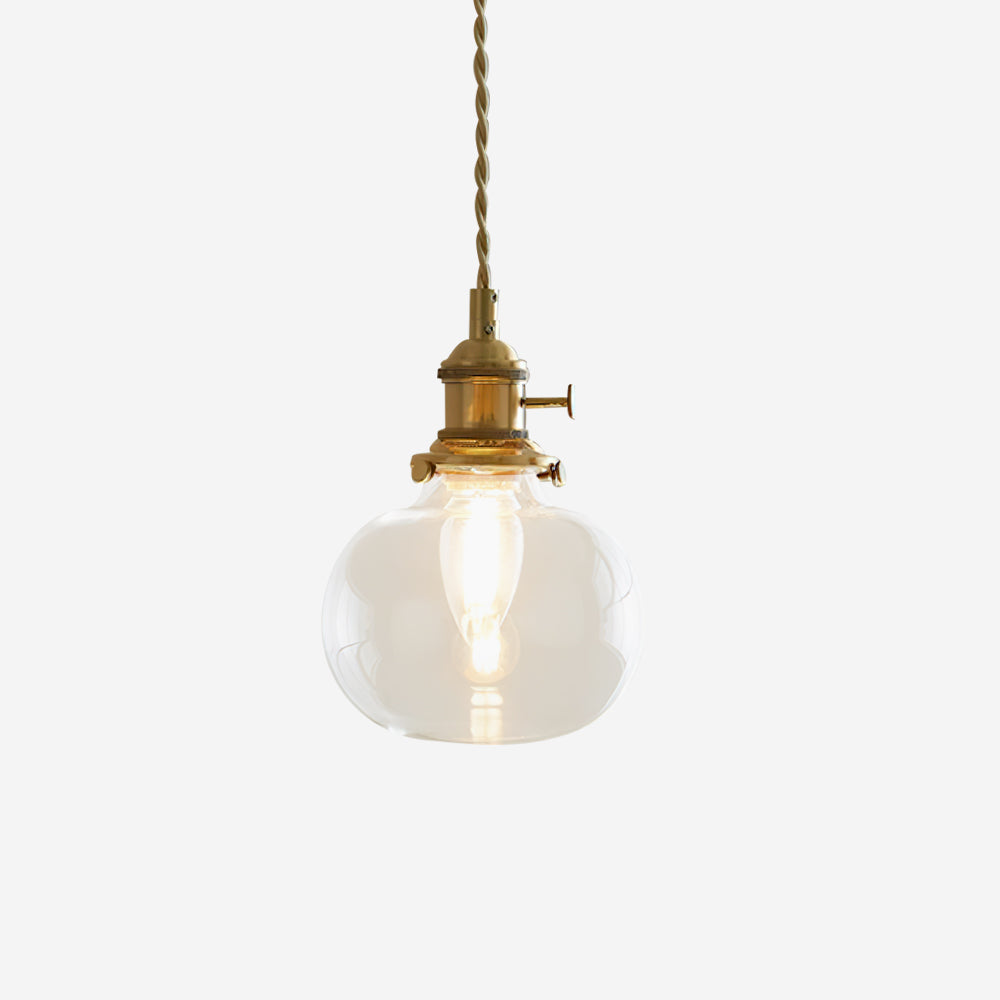 Kexo helder glazen hanglamp