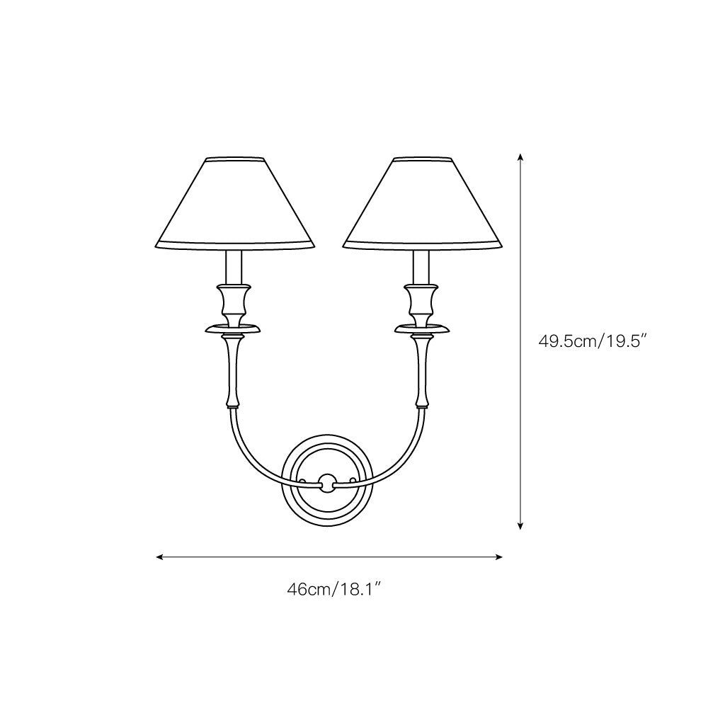 Viraarine wandlamp