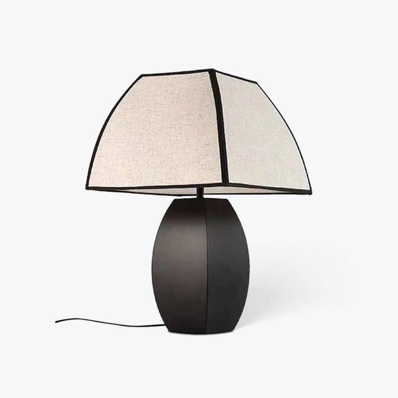 Alux Minimalistische tafellamp van textiel