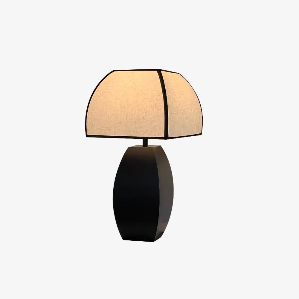 Alux Minimalistische tafellamp van textiel