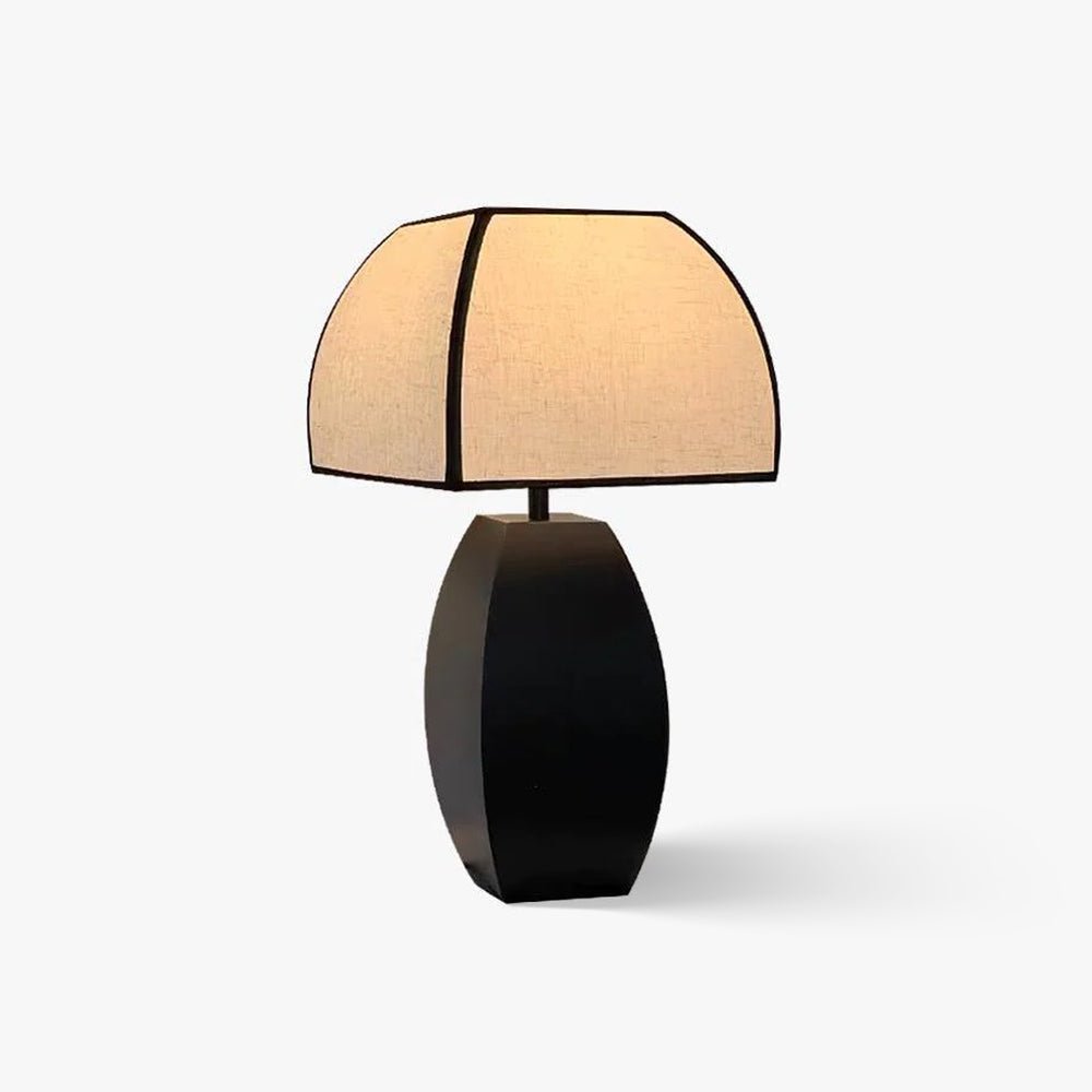 Alux Minimalistische tafellamp van textiel