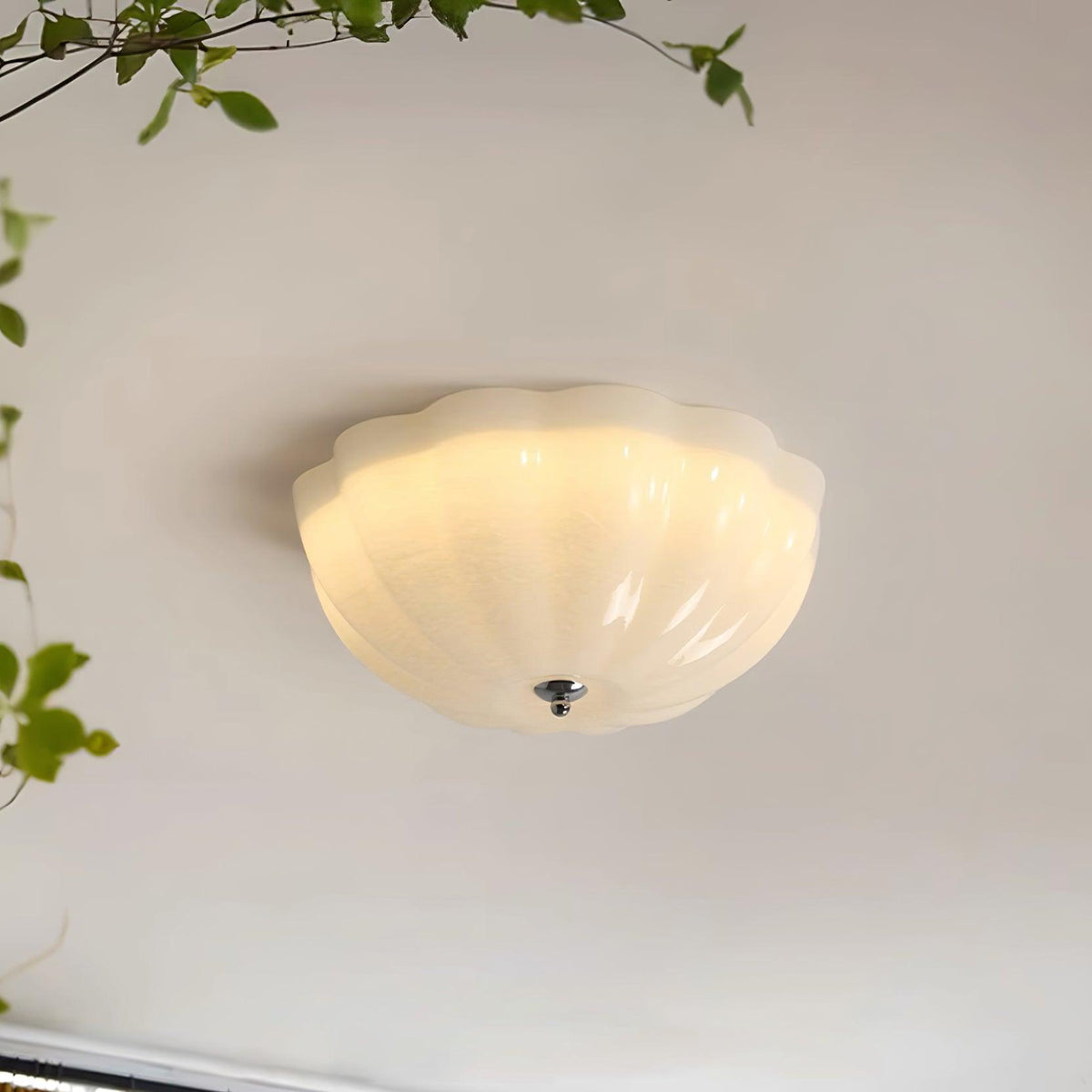 Etta plafondlamp glas Jelly Opalescent Slaapkamer