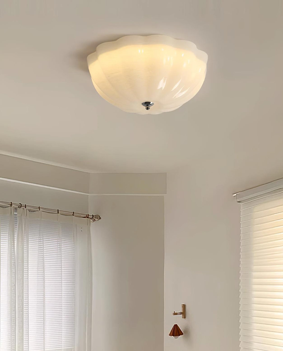 Etta plafondlamp glas Jelly Opalescent Slaapkamer