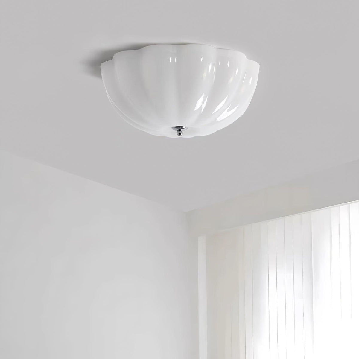 Etta plafondlamp glas Jelly Opalescent Slaapkamer