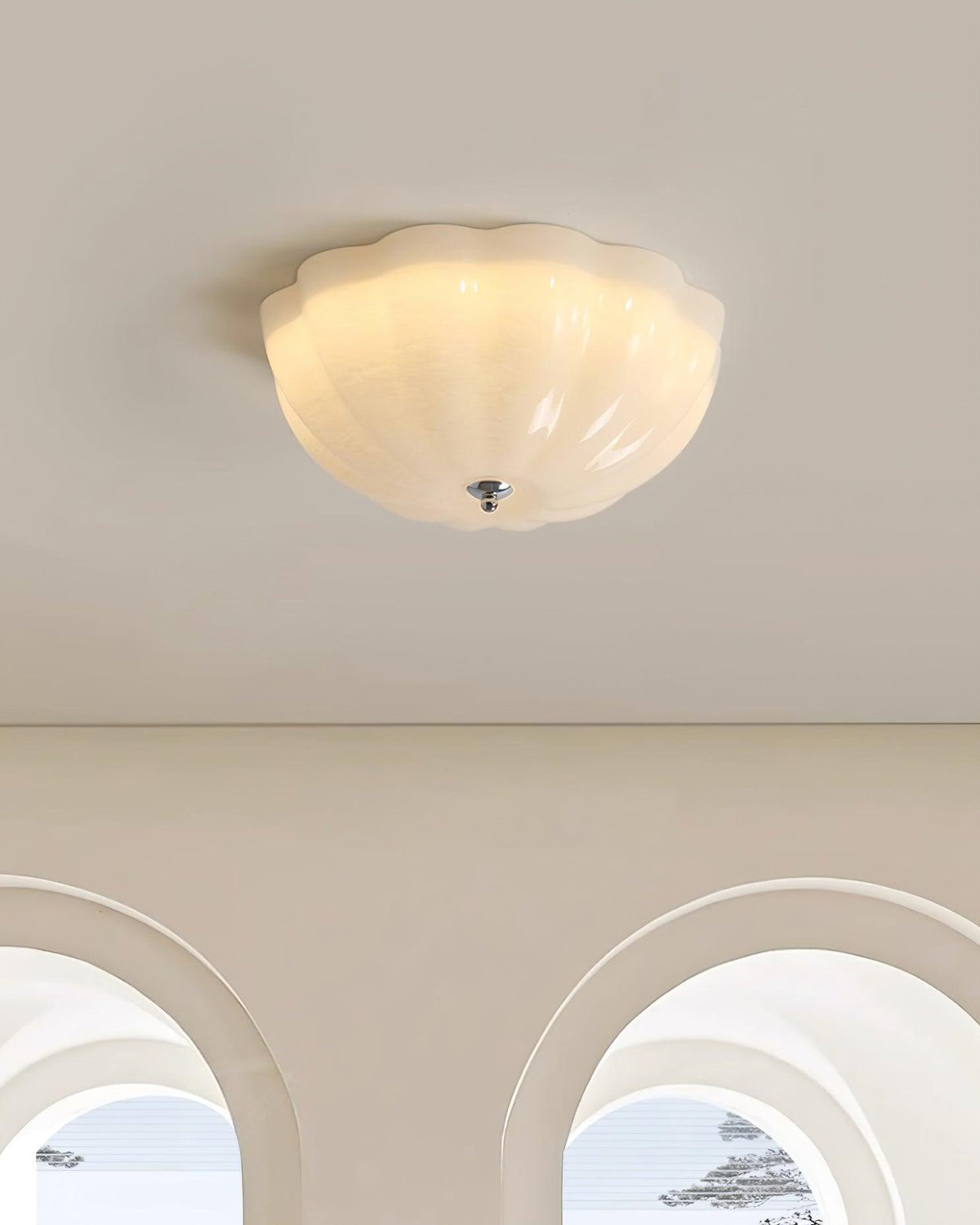 Etta plafondlamp glas Jelly Opalescent Slaapkamer