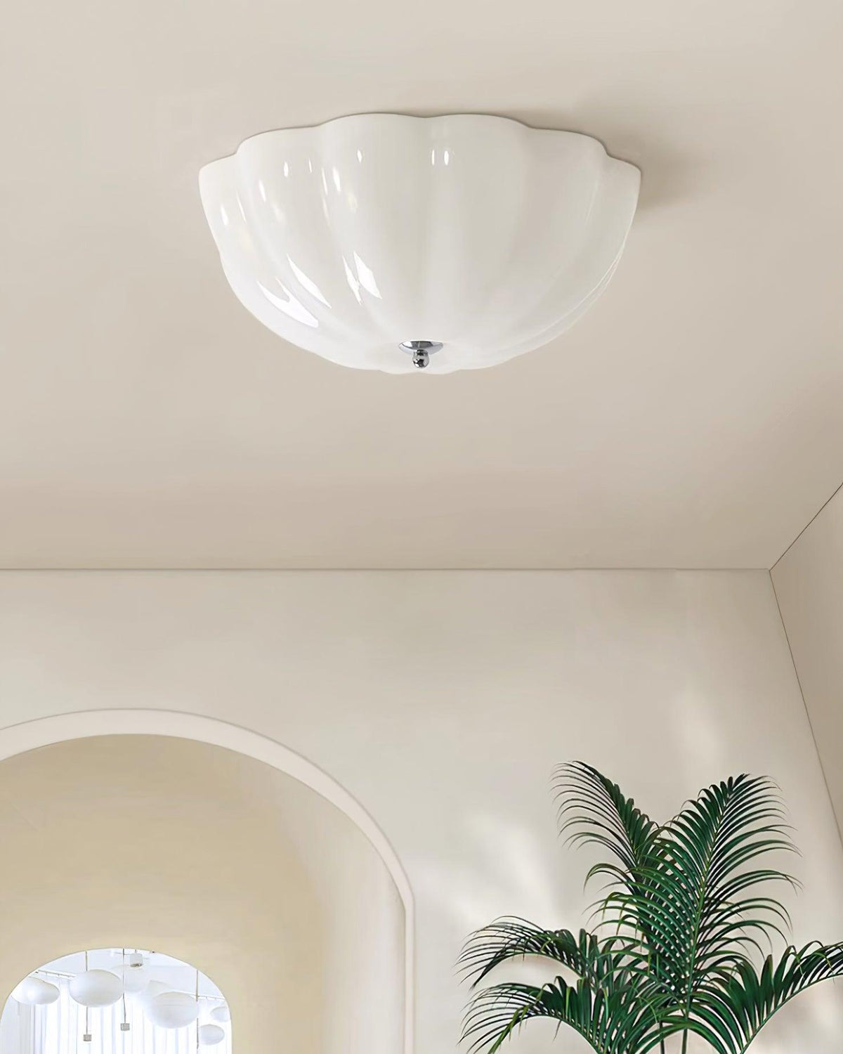 Etta plafondlamp glas Jelly Opalescent Slaapkamer