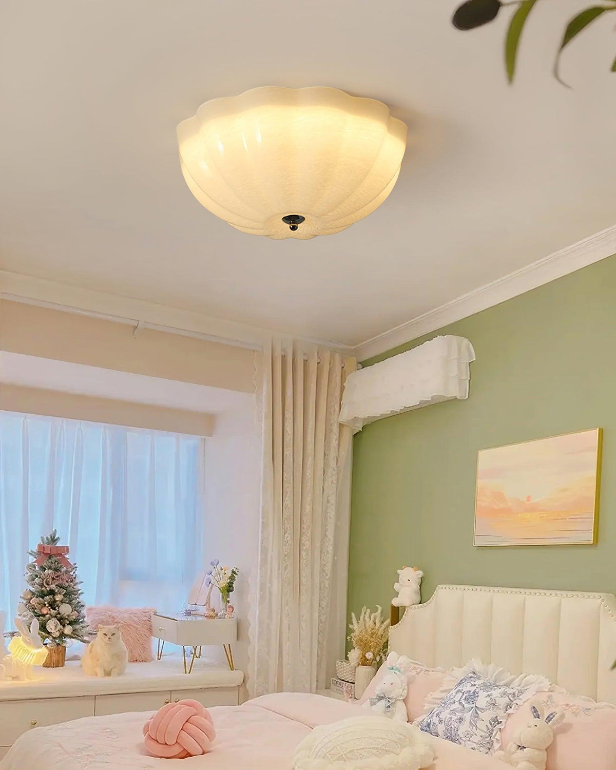 Etta plafondlamp glas Jelly Opalescent Slaapkamer