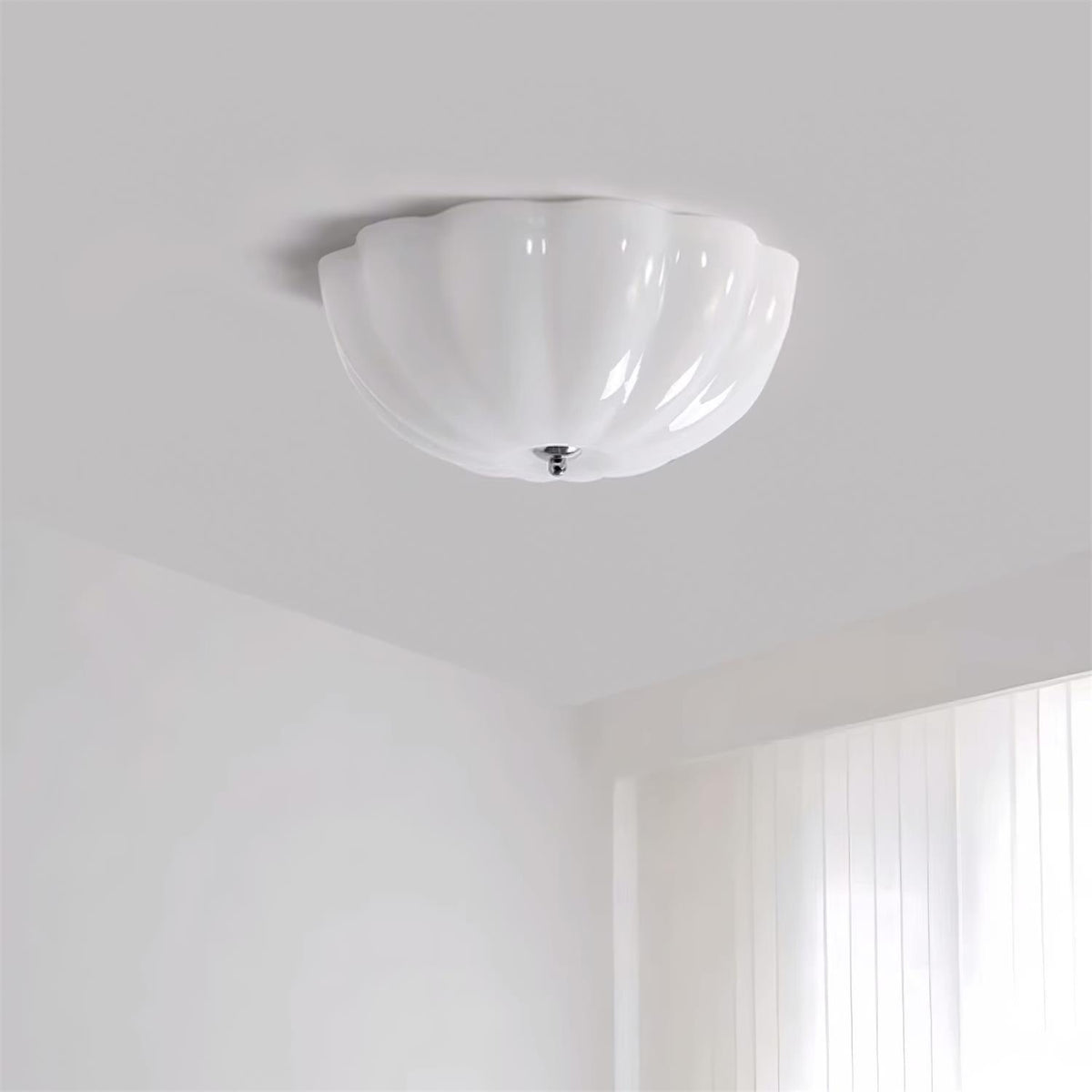 Etta plafondlamp glas Jelly Opalescent Slaapkamer
