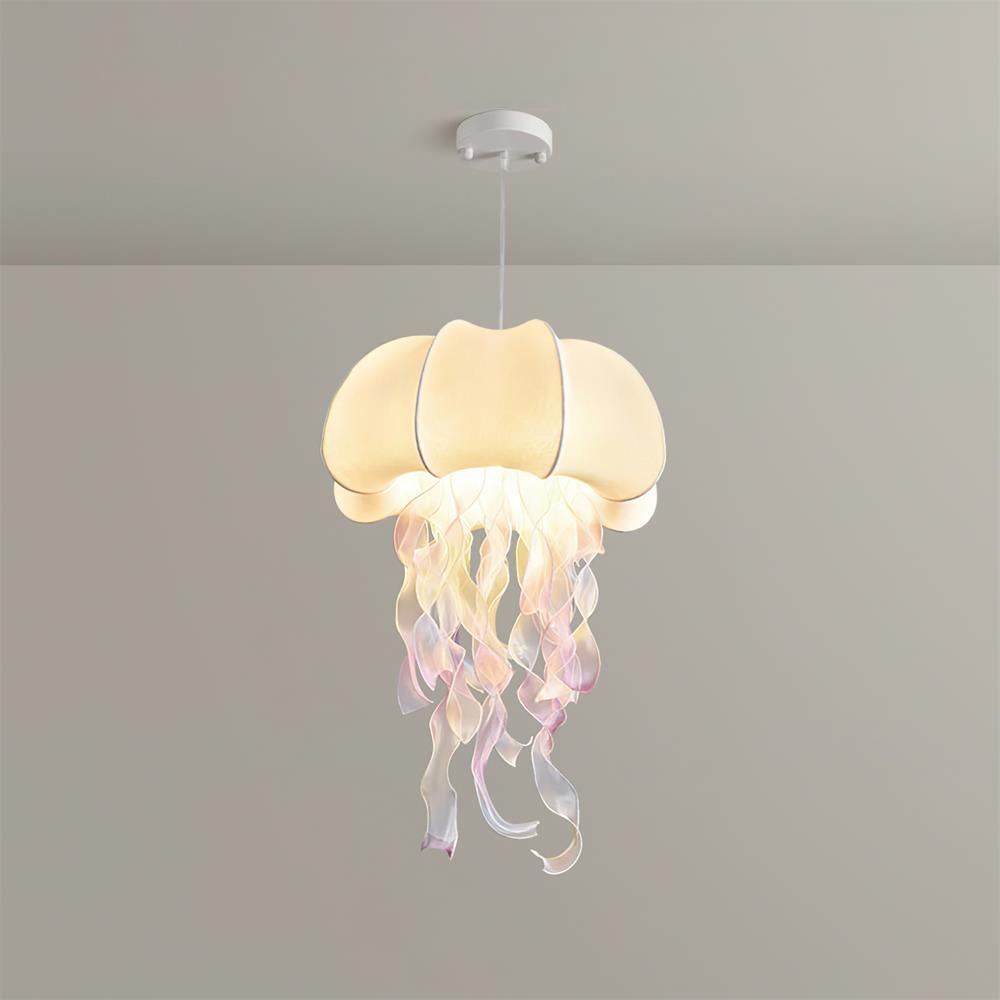 Avena hanglamp met iriserende linten