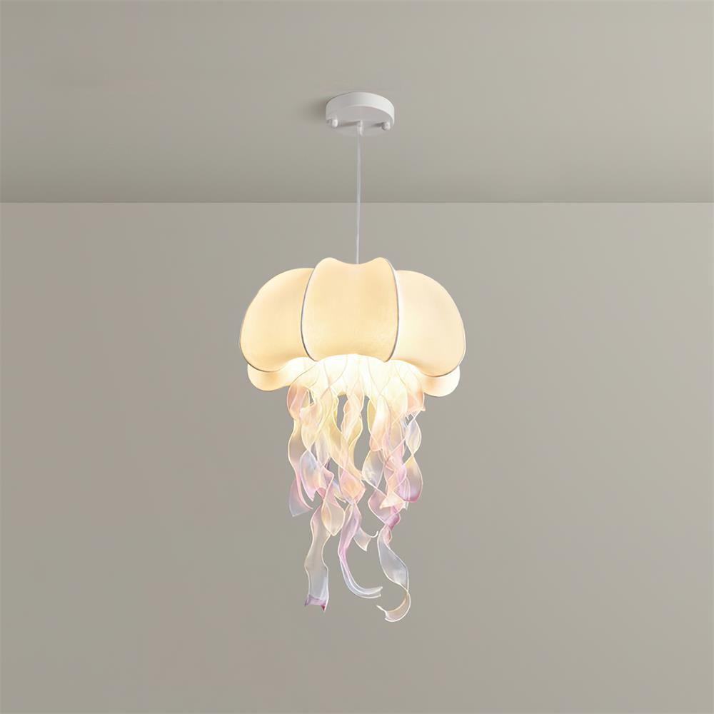 Avena hanglamp met iriserende linten