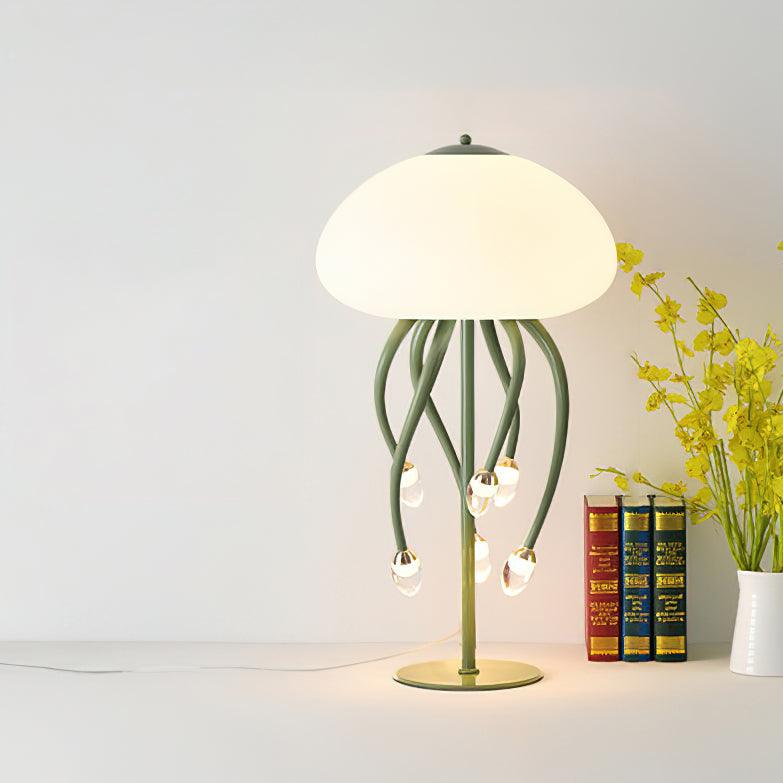 Zosilyra whimsische jellyfish tafellamp van glas