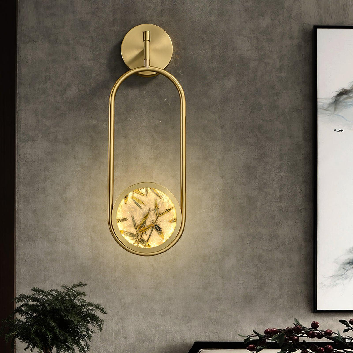 Casaraine Luxe messing wandlamp
