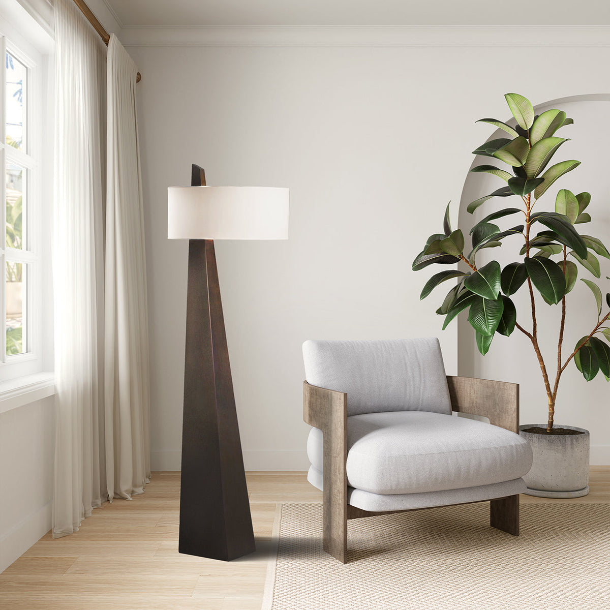 Renalise Obelisk vloerlamp