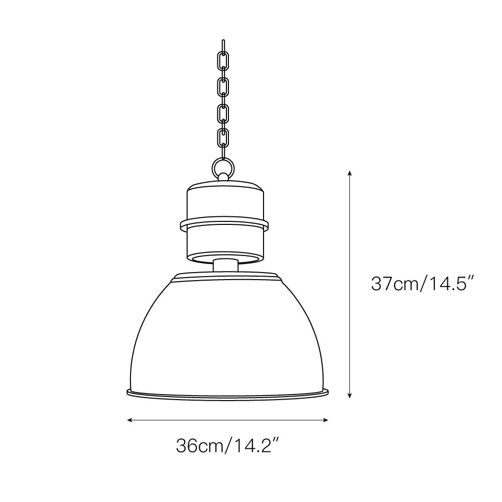 Liorirena oranje hanglamp