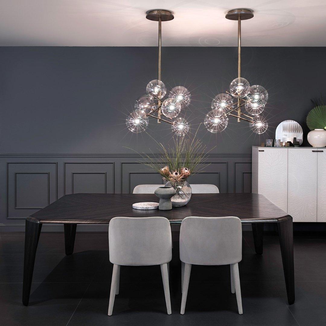 Aveno Kroonluchter LED Heldere Kristallen