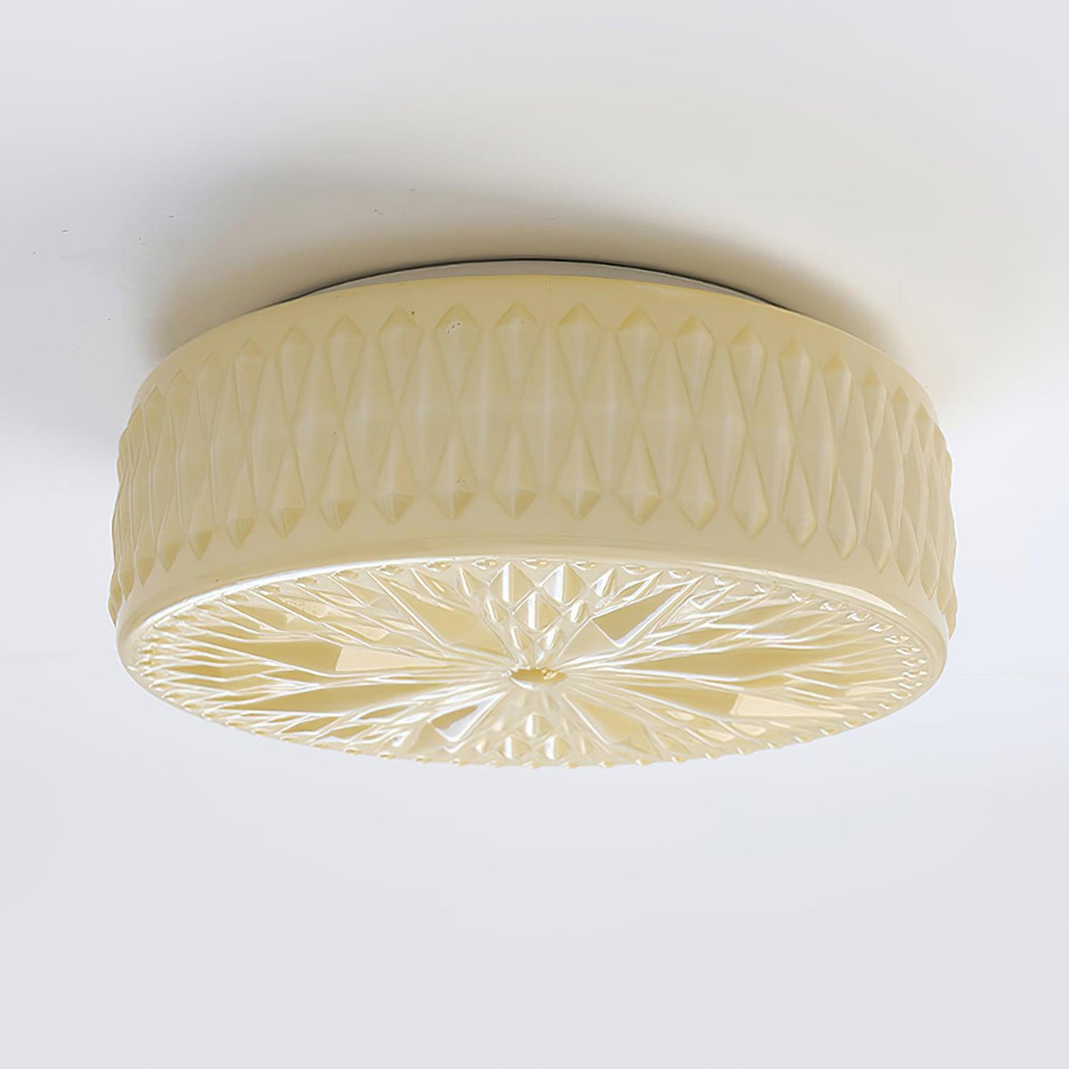 Lioriira plafondlamp glazen kap en acryl moderne maantort