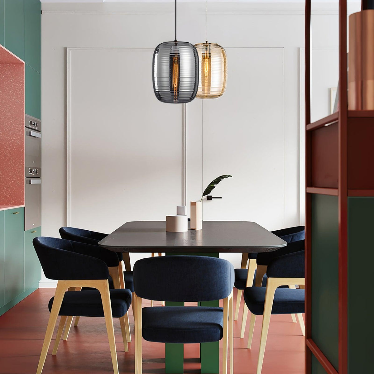 Eirinelia hanglamp met rookglas