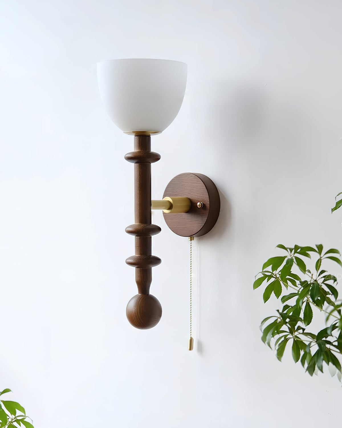 Aldorelia wandlamp hout modern
