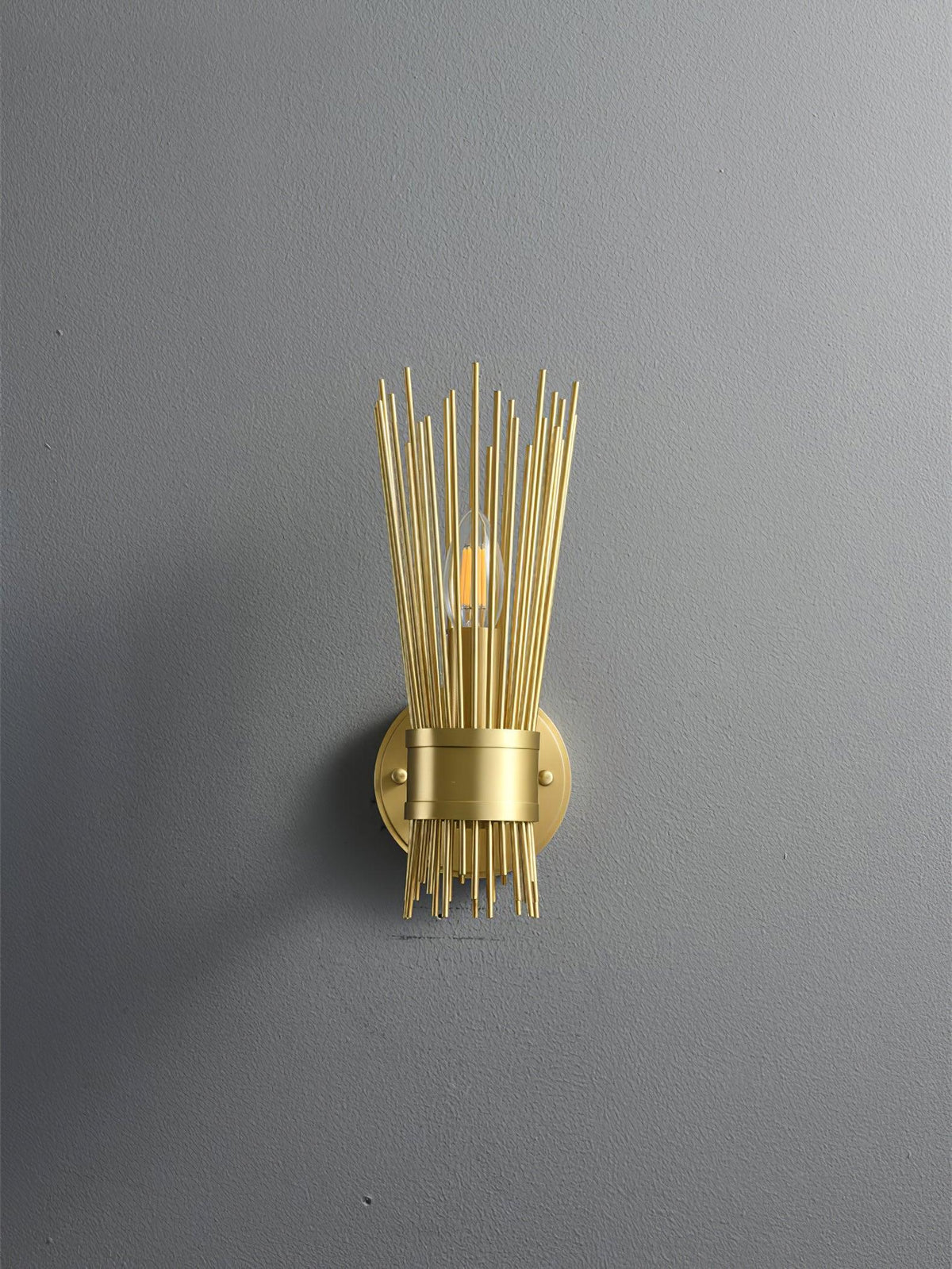 Thresher Postmodern luxe Candle messing wandlamp