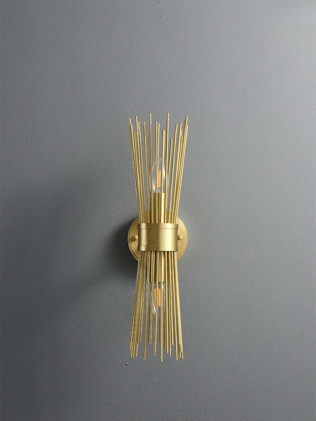 Thresher Postmodern luxe Candle messing wandlamp