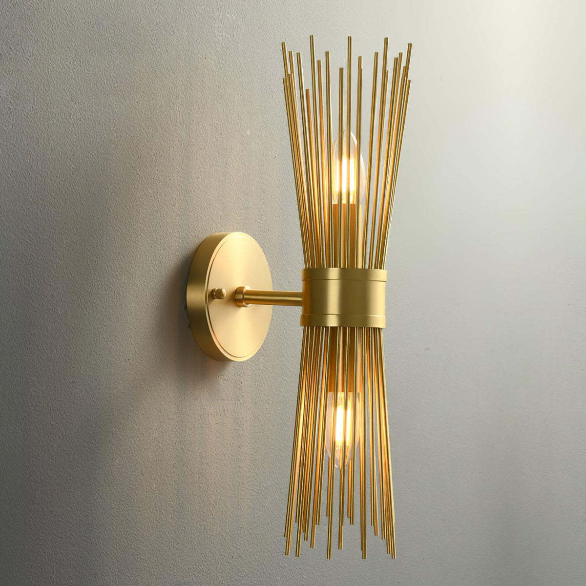 Thresher Postmodern luxe Candle messing wandlamp
