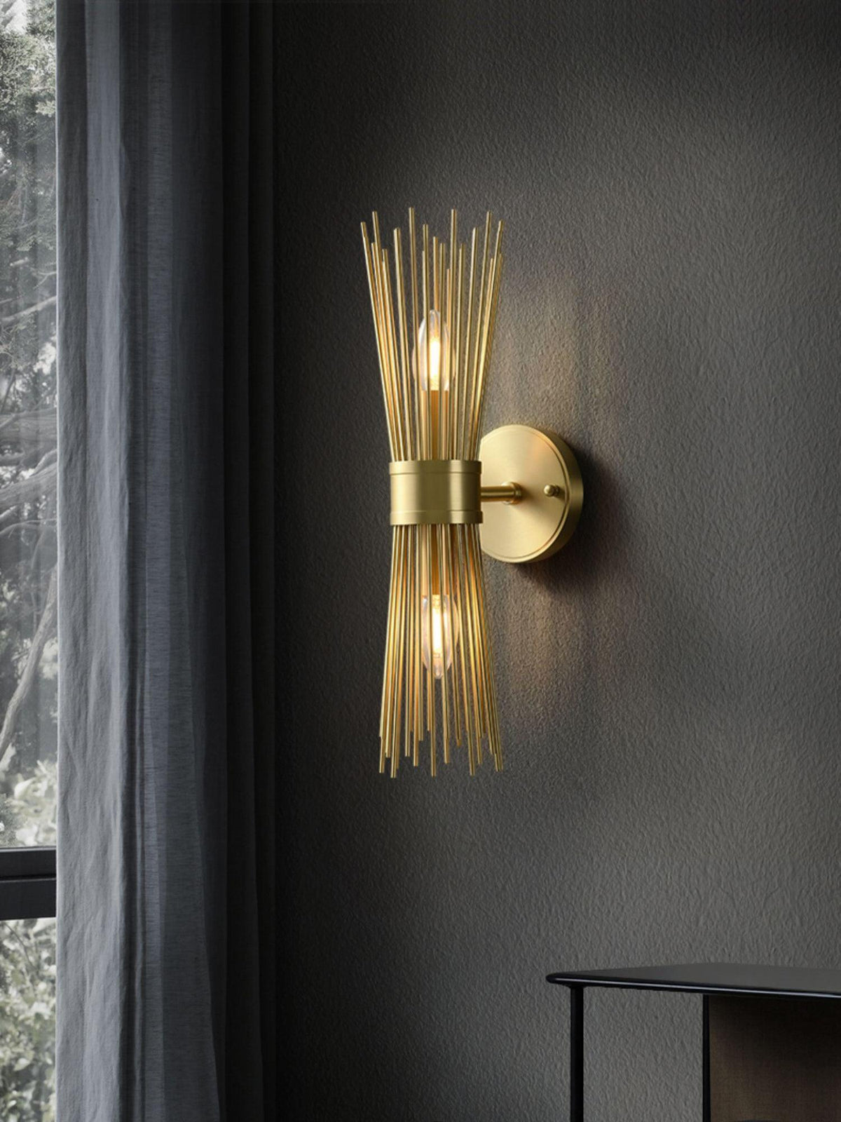 Thresher Postmodern luxe Candle messing wandlamp
