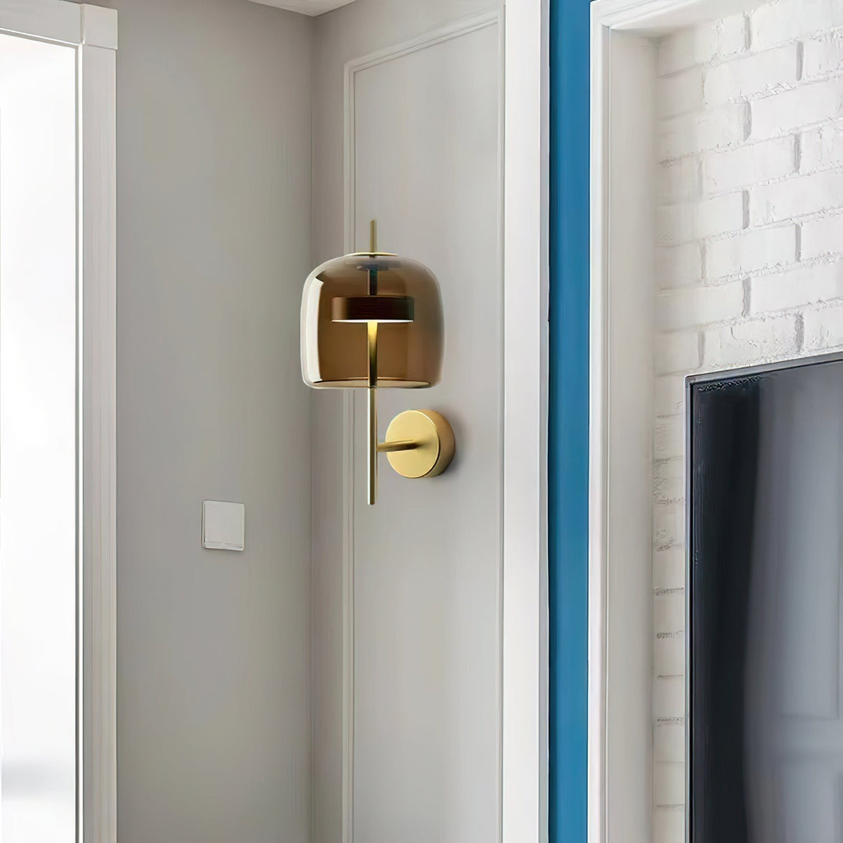 Caless Premium Noordse kunst glas wandlamp