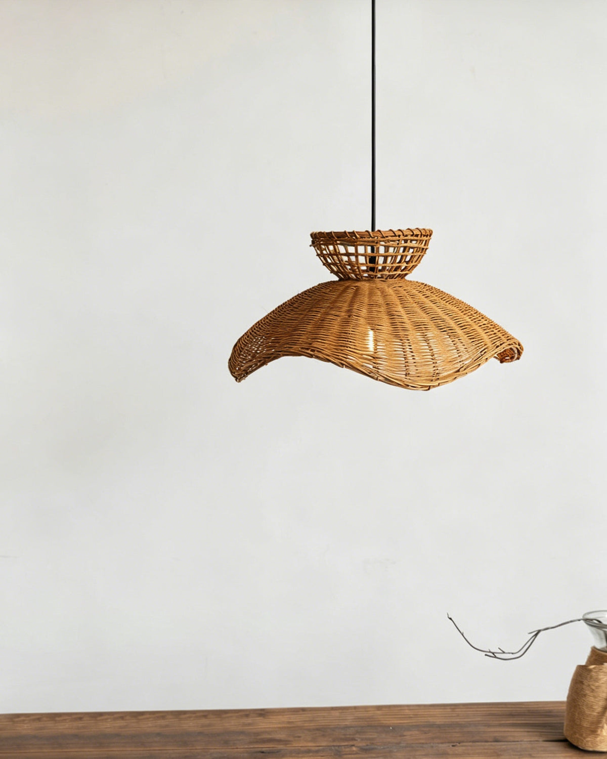 Raviraine rotan golf hanglamp