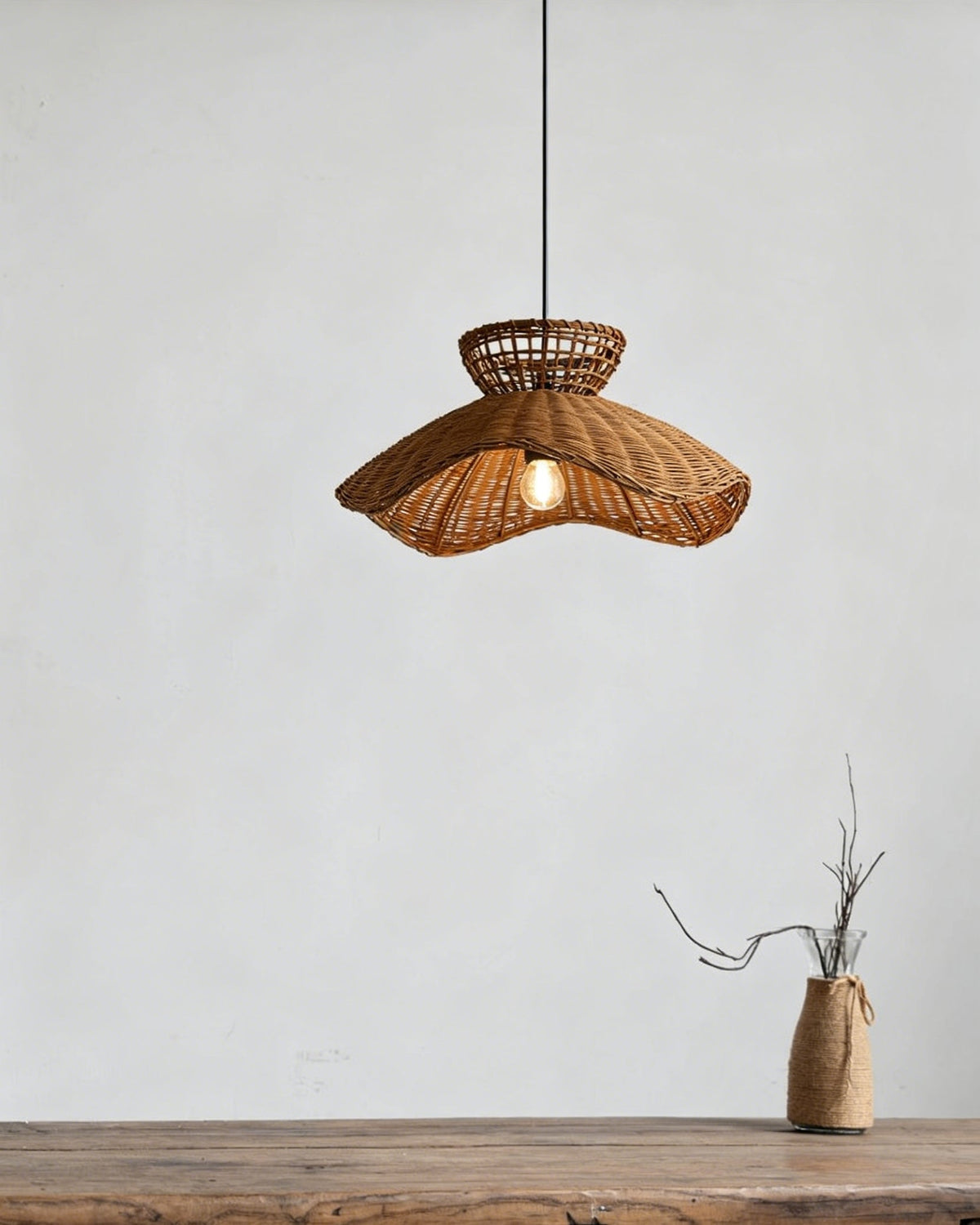 Raviraine rotan golf hanglamp