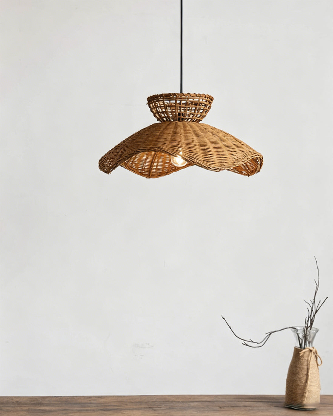 Raviraine rotan golf hanglamp