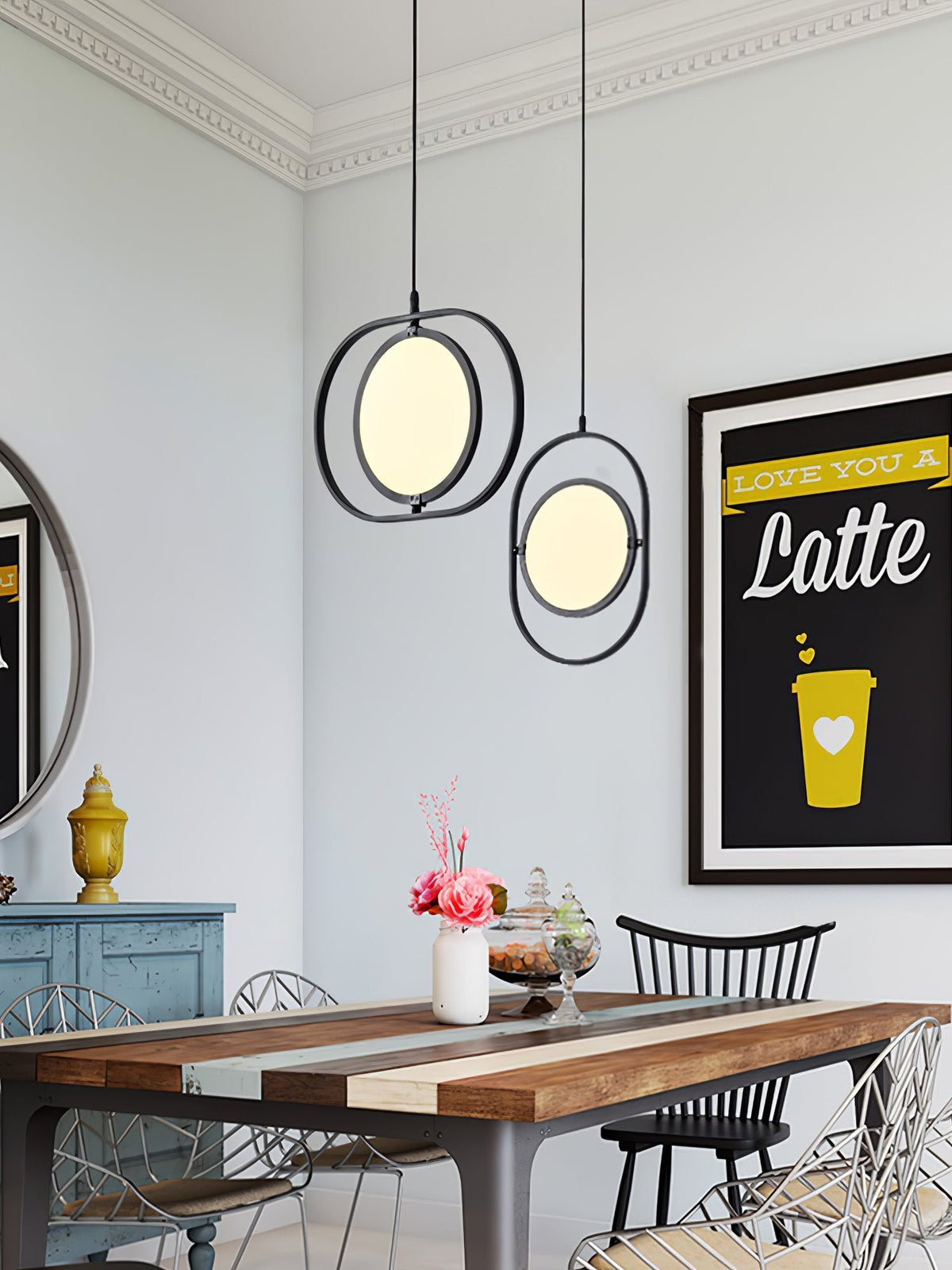 Bren Industriële klassieke hanglamp