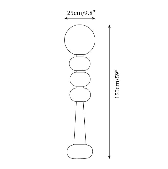 Totem vloerlamp