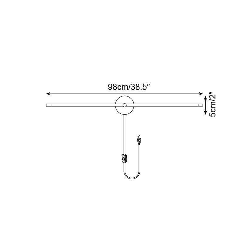 Reniaine wandlamp