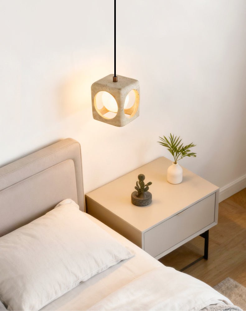 Vion hanglamp van geel travertin
