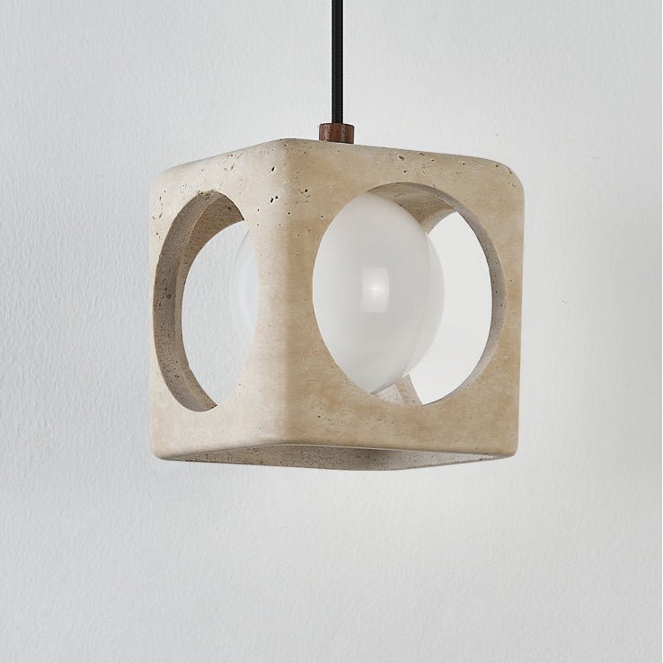 Vion hanglamp van geel travertin