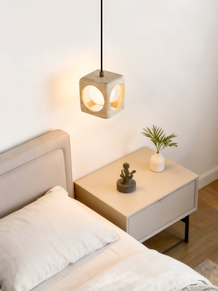 Vion hanglamp van geel travertin