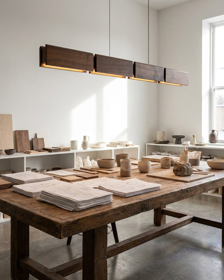 Cedar lineaire kroonluchter