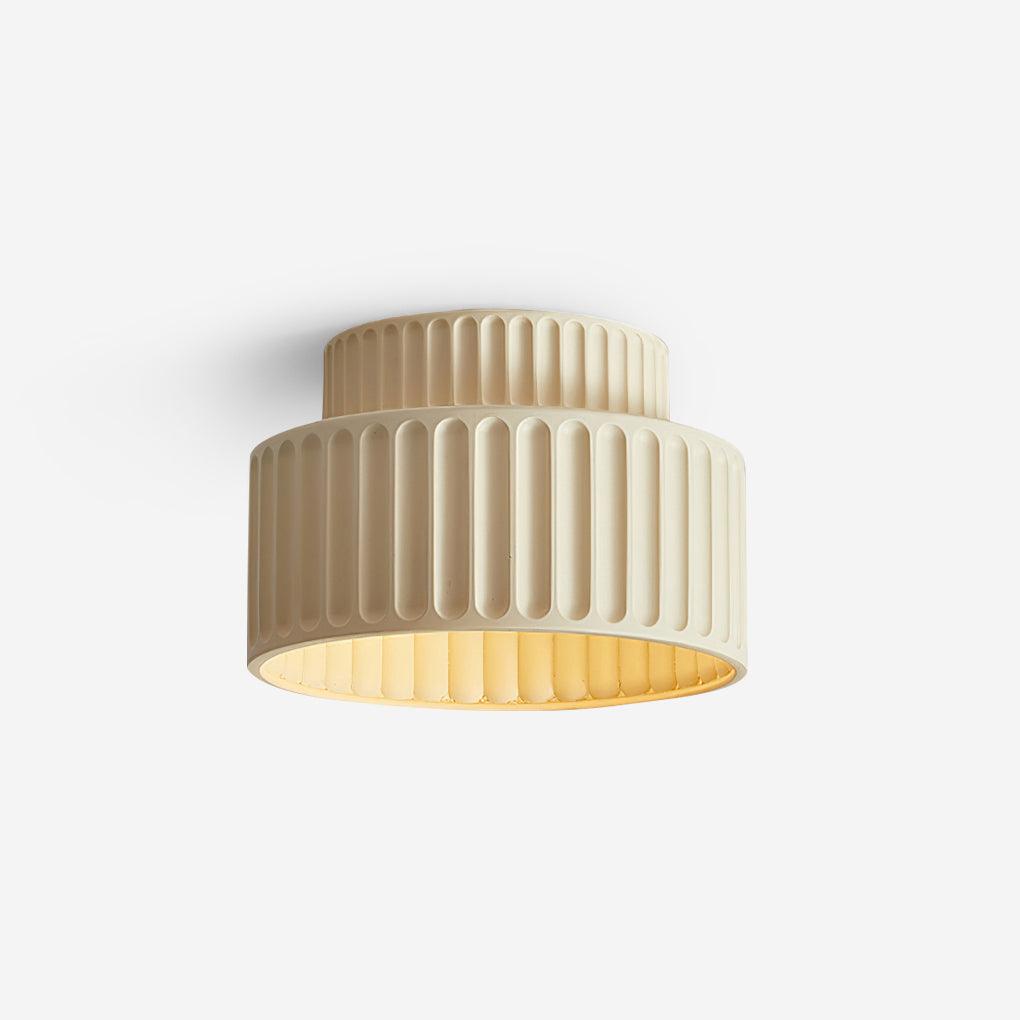 Lucaraine plafondlamp met geplooide acryl lampenkap