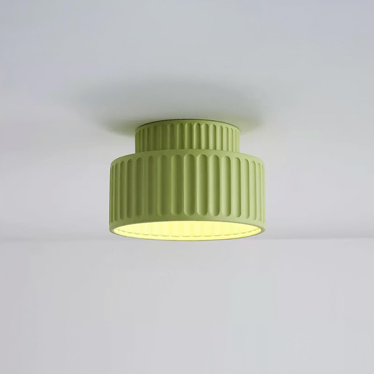 Lucaraine plafondlamp met geplooide acryl lampenkap